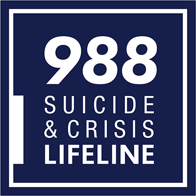 988  Suicide & Crisis Lifeline logo