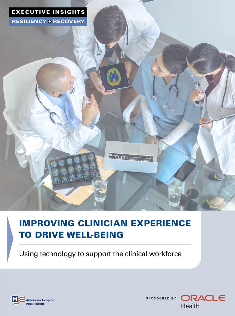 Executive Dialogue | Improving Clinician Experience To Drive Well-Being: Using technology to support the clinical workforce