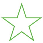 star - green