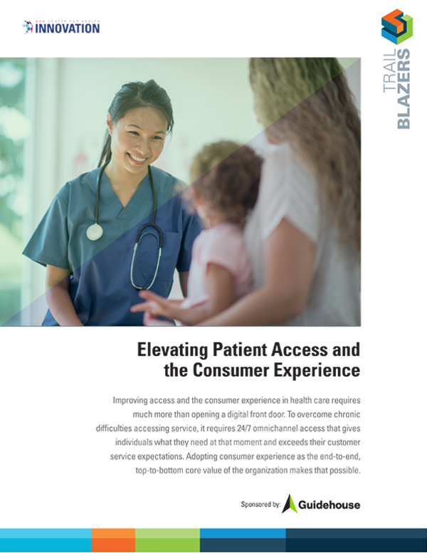 Cover, Elevating Patient Access and the Consumer Experience